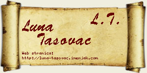 Luna Tasovac vizit kartica